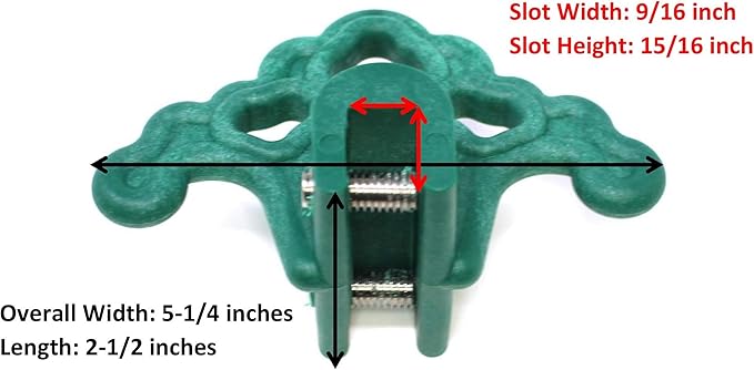 JSP Manufacturing Plastic Roof Ice Guard Snow Guard Snow Stops for Standing Seam Metal Roofing - Multi-Color/Multi-Pack Listing (10, Green)