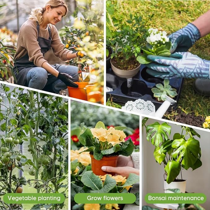 5 Pack Stackable Monstera Plant Support Stakes, Garden Plant Stakes for Indoor and Outdoor Plants, Moss Poles Holder Stick Monstera Plant Stem Supports Structures for Climbing Potted Plants (10 Pack)