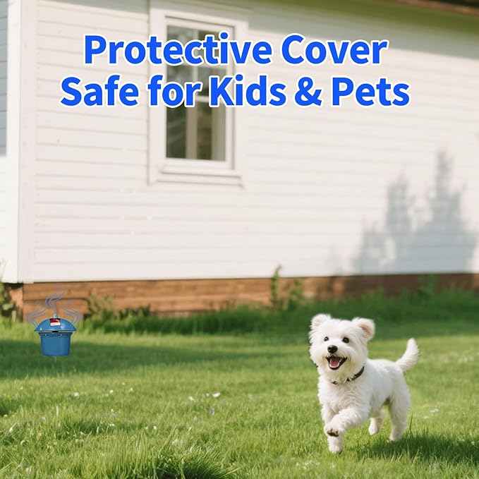 6 Pack Snake Repellent Container Refillable Snake Bait Container for Outdoor, Weather-Resistant Design for Lawn, Garden, Yard - No Bait Included