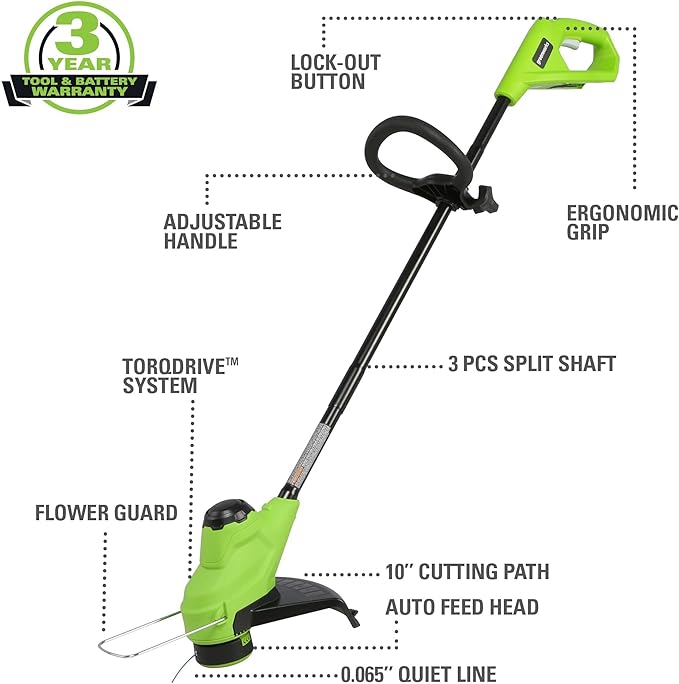 Greenworks 48V (2x24V) 21" Cordless Battery Self-Propelled Mower & 10" String Trimmer Combo Kit w/ (2) 5.0Ah Batteries & Charger