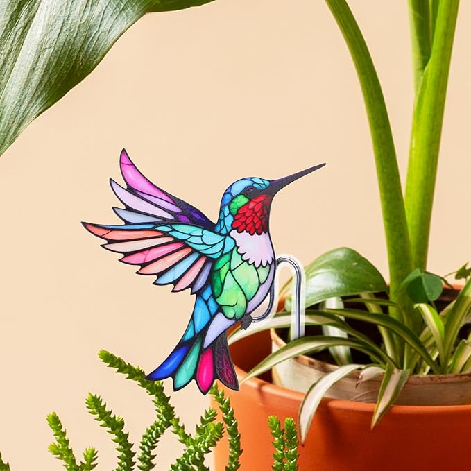 Hanging Planters for Indoor Outdoor Plants-Planters Hanging Plant Hummingbird Bird Decor Garden Decor Plant Accessories Farmhouse Decor-Gifts Ideas for Mom