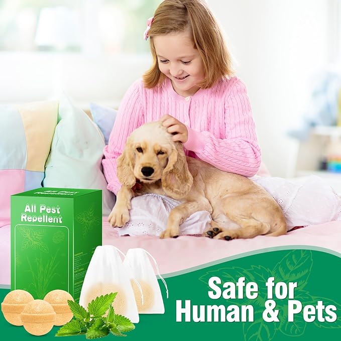 Spider Repellent for Indoor, 36 PCS Natural Spider Deterrent Peppermint Oil Spiders Roach Ant Away, Pest Spider Repellent Solution for House Garage Patio Attic Lawn, Family & Pet Safe