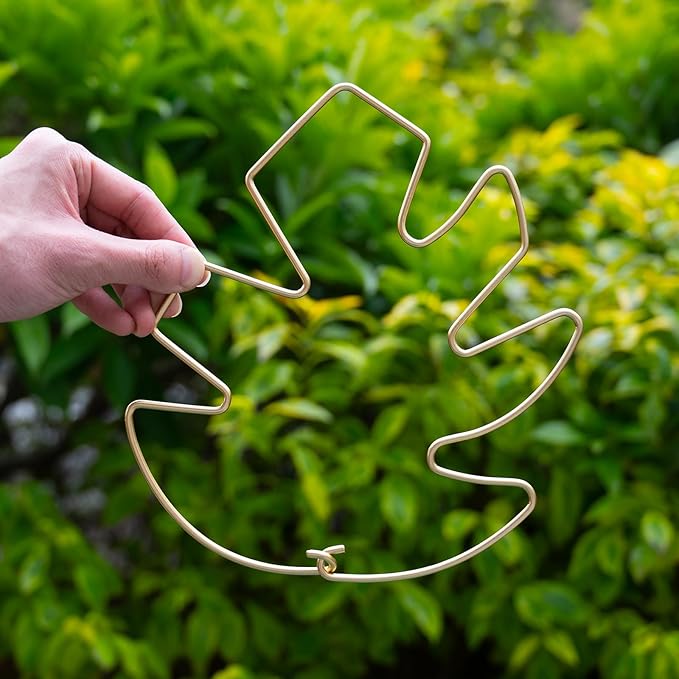 5PCS 11 * 9.4 Inch Monstera Plant Support Stem - Premium Adjustable Leaf Holder & Fishbone Cactus Stake, Durable Gardening Tool for Climbing Plants, Easy Installation & Enhanced Stability