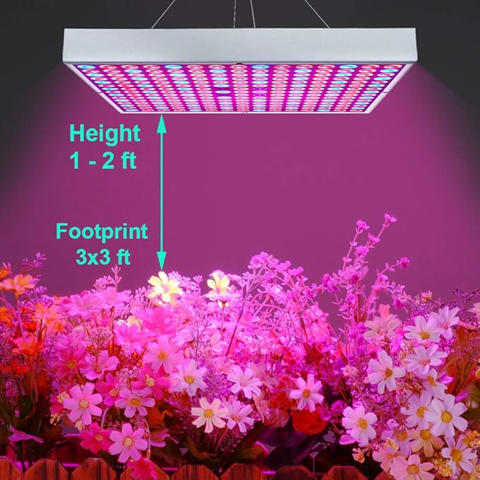 LED Grow Light 75W UV IR Growing Lamp for Indoor Hydroponic Plants