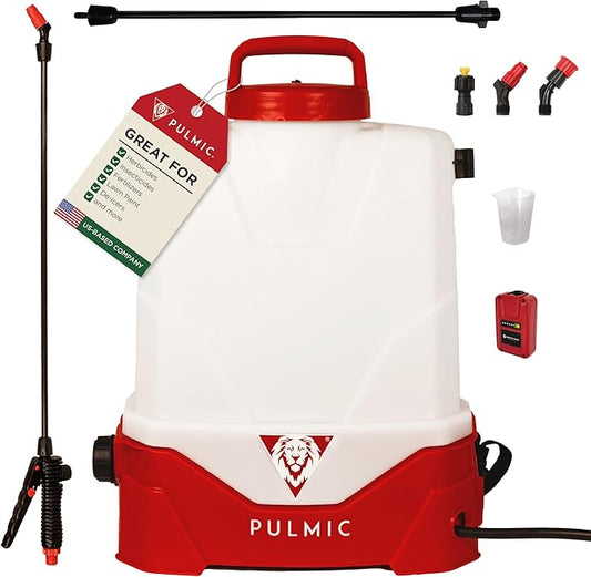 Electric Backpack Sprayer 4 Gallon Battery Powered Sprayer for Lawn, Garden & Farm – Adjustable Pressure, High-Performance Sprayer Pump, Lithium Battery, Multi-Nozzle Kit Included, 7-Hour Autonomy