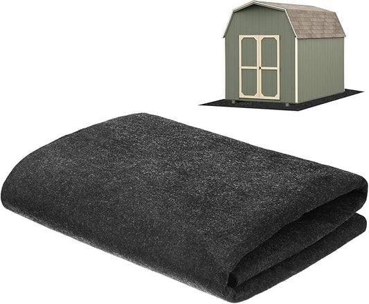 Outdoor Storage Shed Mat, 4x5 FT Waterproof Small Shed Flooring Mat for Patio Furniture Floor Protecting from Wear/Liquid/Dust/Oil, Non-Slip Carport Pad [Grey]