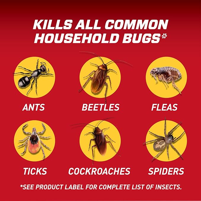 Ortho Home Defense Insect Killer for Indoor and Perimeter2 with Comfort Wand, Controls Ants, Roaches, Spiders and More, 1.33 gal