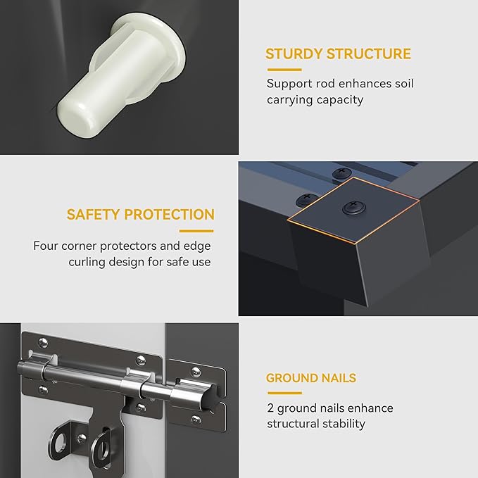 DWVO 9.1x4.2ft Large Outdoor Storage Shed, Metal Tool Sheds, Heavy Duty Tool Storage with Lockable Doors & Air Vent for Backyard Patio Lawn to Store Bikes, Tools, Lawnmowers,Dark Gray