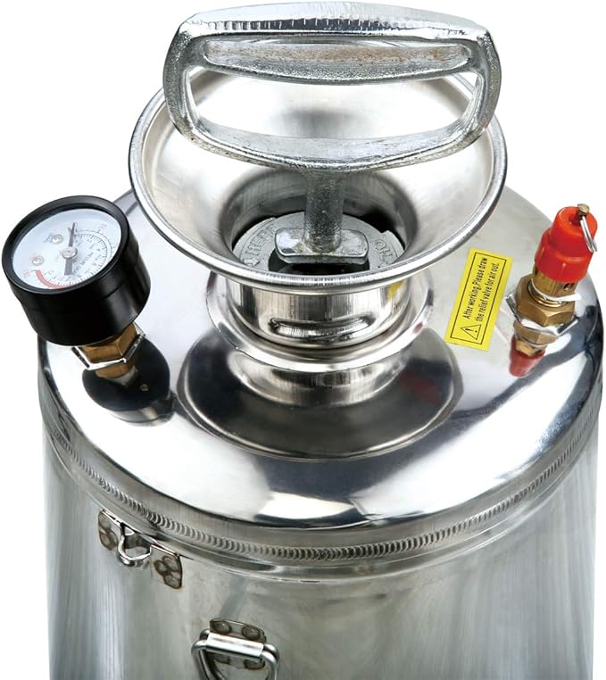 CLICIC Stainless Steel Sprayer Professional with Backpack (1.5 Gallon)