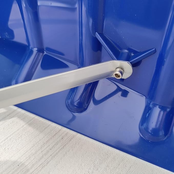 Blue 25 Inch x 6 Inch Replacement Poly Blade for Snow Roof Rake, Snow Rake Blade