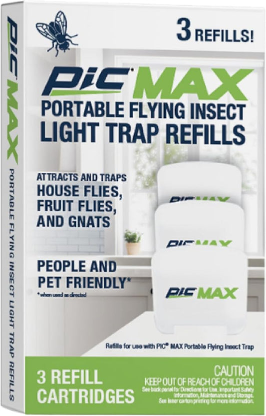 PIC Flying Insect Dual Portable Plug in Trap Parent (3 Refill Cartridges)