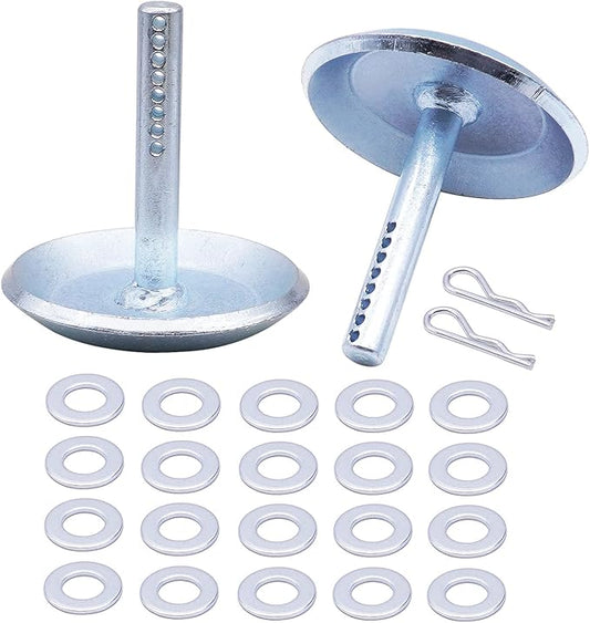 2205071 Quick Release Skid Shoes,Snow Blower Skid Shoe Kit with with Pins and Flat Washer 2208864 2874348 Compatible with Polaris Ace Ranger RZR General