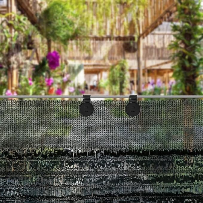 Shade Cloth Heavy Duty Lock Grip, 2023 New Shade Cloth Fix Plastic Clamp, Premium Tarp Clips Fence Fabric Clips for Greenhouse Outdoor Garden Netting, Anti Bird Netting, Sun Shade Net (100 Pcs)