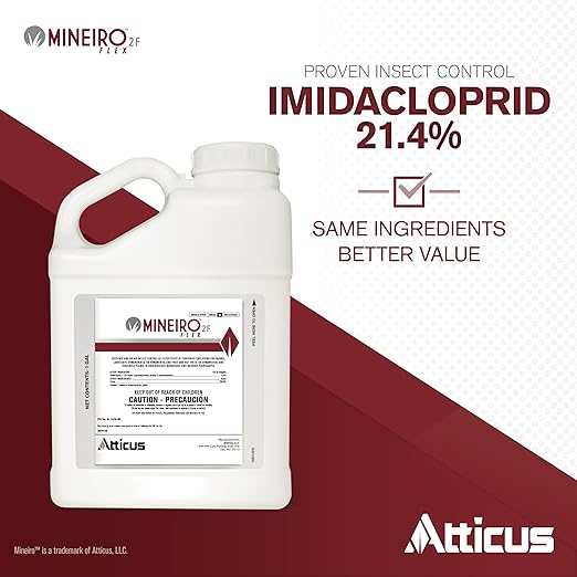 Atticus Mineiro 2F Flex Imidacloprid Systemic Insecticide (1 Gal) – Grub and Insect Control in Lawns and Landscapes