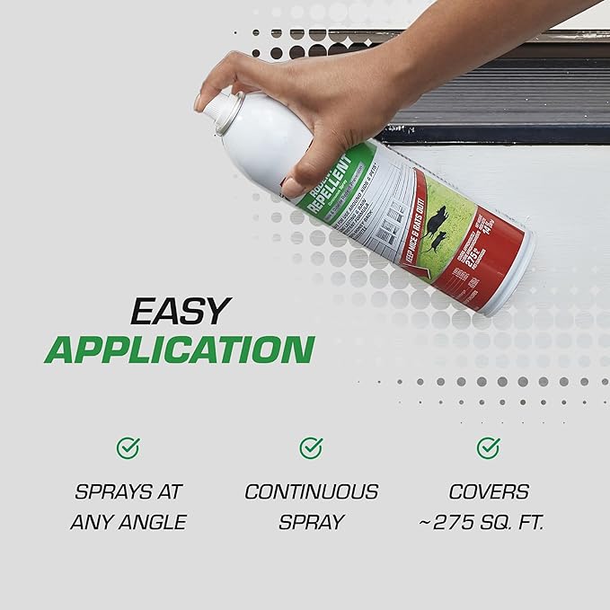 Tomcat Rodent Repellent for Indoor and Outdoor Mouse and Rat Prevention, Continuous Spray, 14 oz.