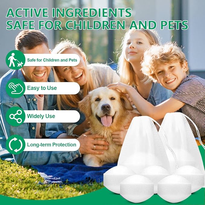 24 Pcs Strengthen Mouse Repellent Balls, Peppermint Oil Rodents Repellent to Keep Rat, Squirrel, Mole,Skunk Away, Rodents Deterrent for Indoor Outdoor Garage, Attic, Car, RV -Safe for Kids Pets