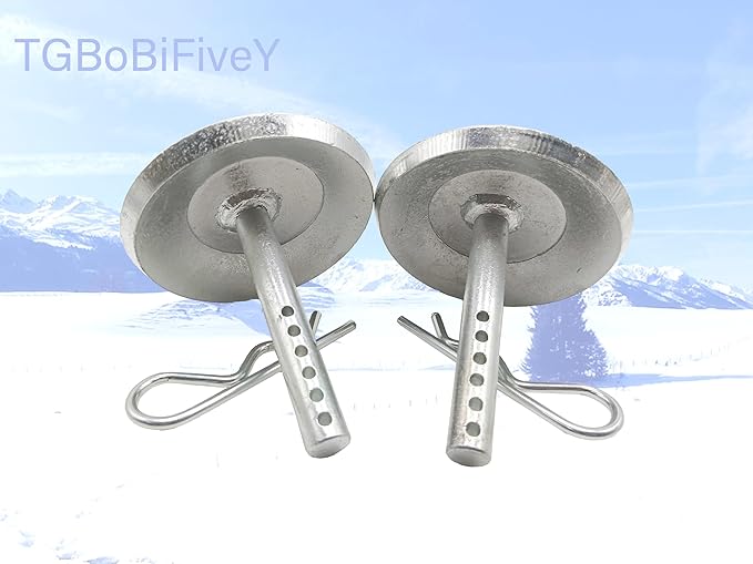 2Pack 69212 Snow Plow Skid Shoe Blade Protector Skid Shoe for ATV UTV Polaris K-Plow Nos Hardened Steel Snow Plow Non-Slip Base