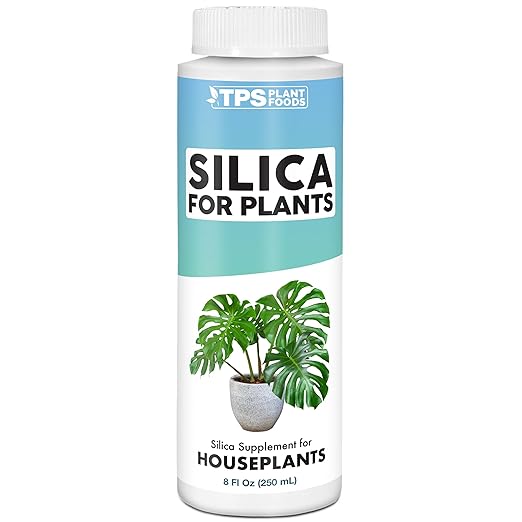 TPS NUTRIENTS Silica for Plants, Boost Strength & Resilience, Stronger Stems & Healthier Leaves - 8 oz (250mL)