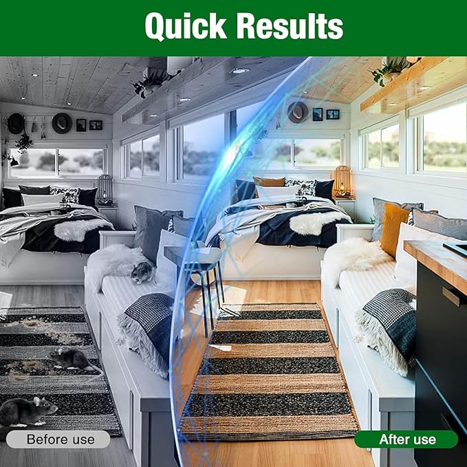 24P Rodent Mice Repellent, Peppermint Oil to Repel Mice and Rats, Rodent Mouse Repellent for Car, Natural Ingredients Rat Repellent Balls