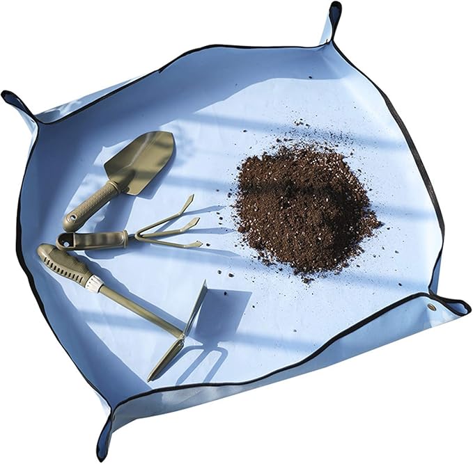 Gardening Plant Repotting Mat Transplanting Pad Square Mat Indoor Operating Tidy Flower Potting Change Soil Watering Pads Waterproof Oxford