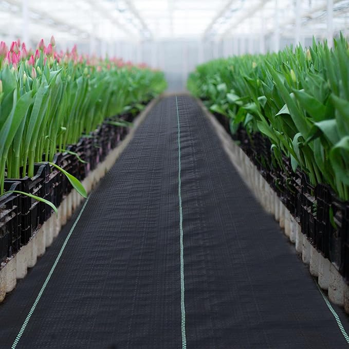 6ft*300ft Landscape Fabric,Weed Barrier Fabric,3.2oz Heavy Duty Weed Blocker Fabric,Weed Contorl for Underlayment,Gardening Weed Mat-Durable,Easy Installation