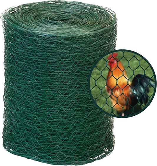 Green Florist Netting, Customizable Floral Wire, Steel Wire Mesh Roll, Versatile and Durable Garden Netting, Essential Floral Arrangement Supplies, 12 inches x 150 feet
