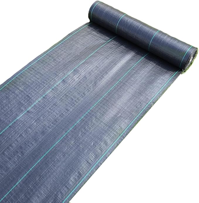 3ftx180ft Weed Barrier Landscape Fabric Heavy Duty, 3.2oz Weed Barrier Garden Fabric, Easy Setup Woven Landscaping Fabric