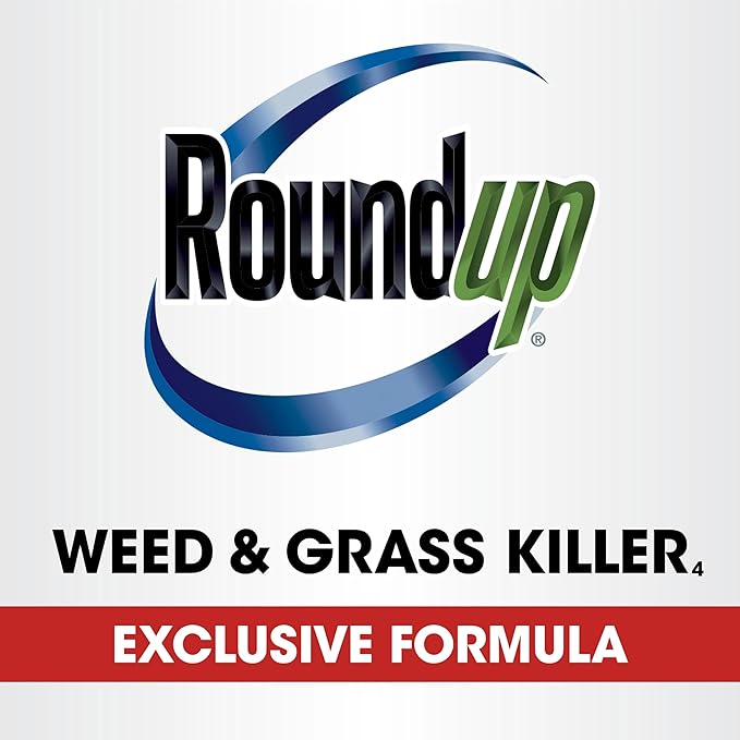 Roundup Weed and Grass Killer₄ with Pump 'N Go 2 Sprayer, Use in and Around Flower Beds, Trees & More, 1.33 gal.