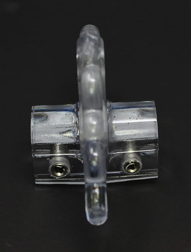 JSP Manufacturing Plastic Roof Ice Guard Snow Guard Snow Stops for Standing Seam Metal Roofing - Multi-Color/Multi-Pack Listing (1, Clear)