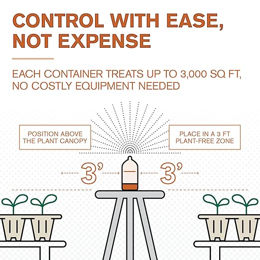 Atticus Ascertain TR Greenhouse Fogger (2oz Can) - (Compare to Attain) - Total Release Bifenthrin Insecticide/Miticide - Controls Mites, Aphids, Thrips, Fungus Gnats (Packaging May Vary) (1 Pack)