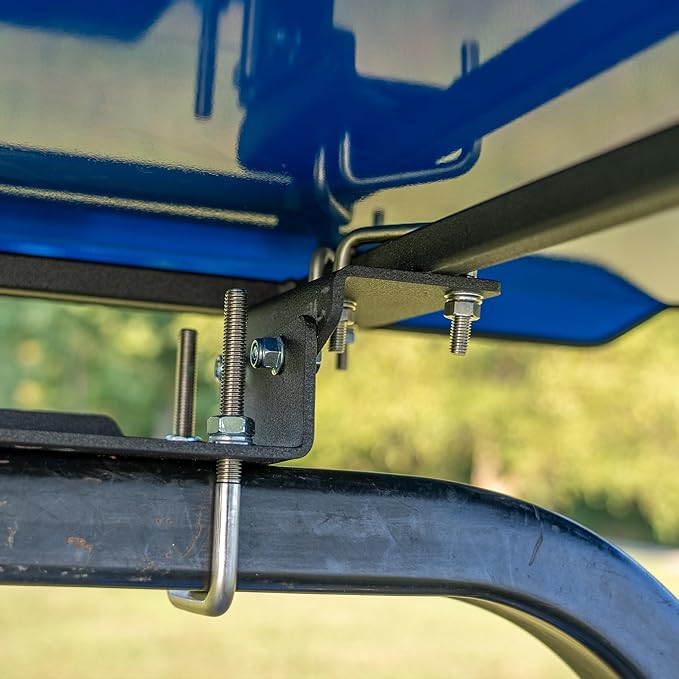 Universal Tractor Canopy | ROPS 1.5”-3” | Robust Steel | Blue | Easy Install