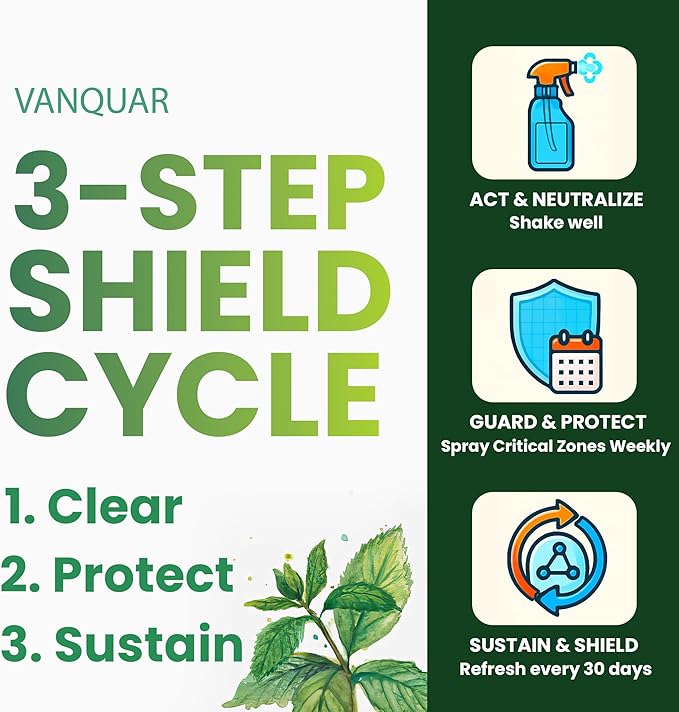 16 oz Peppermint Oil Spider Repellent Spray - Natural Insect Deterrent for Home & Garden