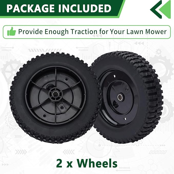 2 Pack Replaces MTD 734-2010B Wheel Cub Cadet Craftsman 734-2010 734-2010A 9"X2-1/8"