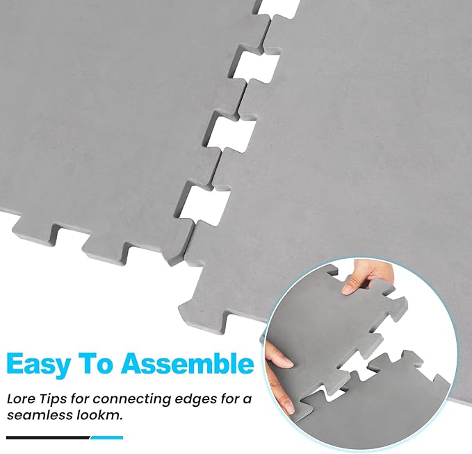 1/2" Thickness 85IN Hot Tub Mat for Inflatable Tub,Hot Tub Pad Foundation, Upgraded Thickened Eva Foam Padding for Outdoor Hot Tubs (Square-Shaped)