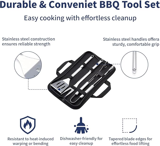 16 inch Vertical Charcoal Smoker, Mini BBQ Grill, Fire Pit, 3-in-1 with Built-in Thermometer, Adjustable Air Vent, Idea for Parties, Backyard, Patio, Camping