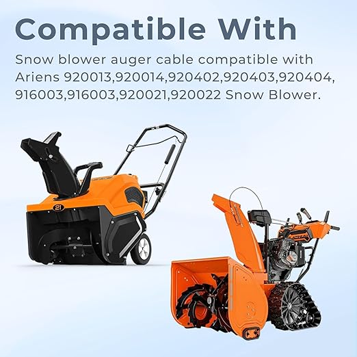06900438 Upper Traction Auger Cable Replacement for Ariens Classic 24 E,Compact 20 24,SNO-Tek 24 120V 28 120V,ST24LE Snow Blower,Drive Cable Fit for Ariens Snow Blower Parts