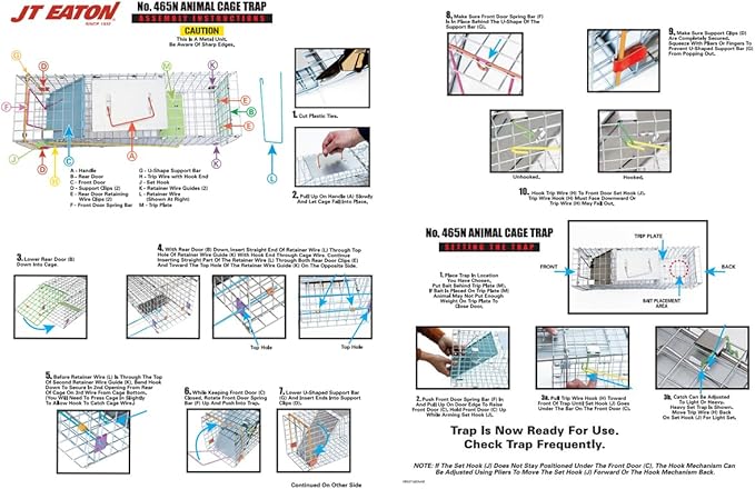 Answer Trap for Squirrels, Rabbits & Other Medium Pests – Humane Live Catch Trap – Durable and Easy-to-Use Rodent Control Solution