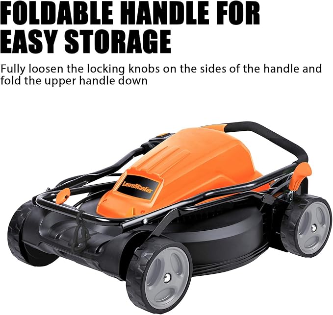 LawnMaster ME1218X Electric Lawn Mower 12AMP 19-Inch