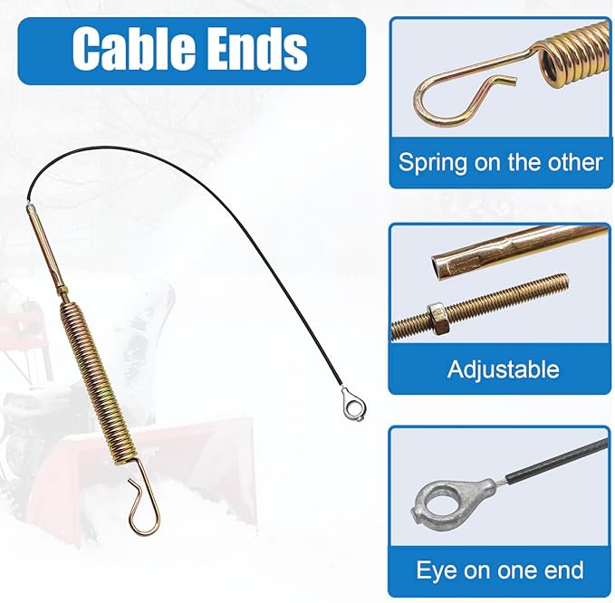 06900502 Auger & Upper Traction Cable Fits Ariens 921013 921017 921018 921022 921024 921030 921038 921032 921037 Snowblowers