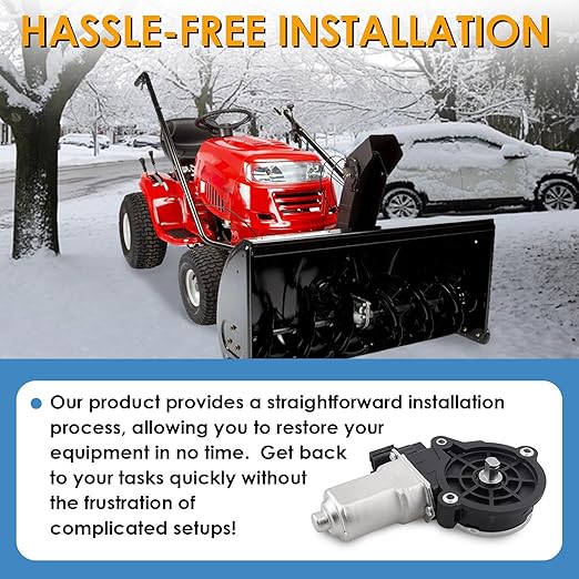 1728965SM Motor Spout Rotator Compatible Witch Murray/Simplicity Spout Rotator Chute Motor Snowblower Snowthrower