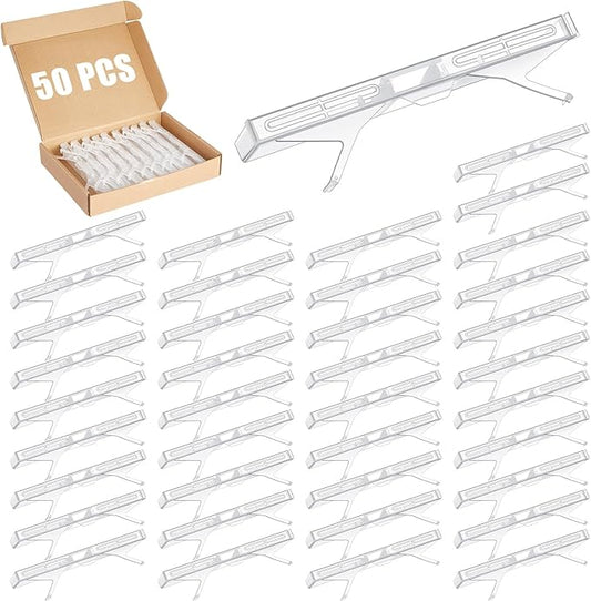 Qualirey 50 Pcs Plastic Beehive Beekeeping Tools Set Hive Trap Beetle Blaster Kit for Hive Beetle Beekeeping Supplies Control Beetles (Clear)