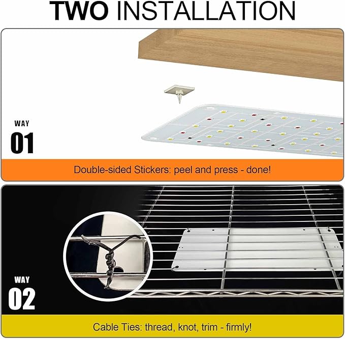 DOMMIA Grow Light, 20W Ultra-Thin Panel Grow Lights for Indoor Plants, High PPFD Full Spectrum, Dimmable, 6/12/16H Timer Auto on/Off, Suitable for Indoor Growing, Warm White 2-Pack