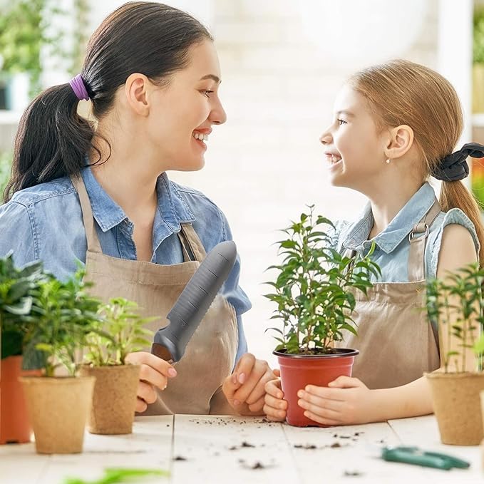 for Hori Hori Garden Knife,Garden Tools with Sheath for Weeding, Planting and Digging, 7" Stainless Steel Blade with Cutting Edge, Walnut Handle with Hanging Hole