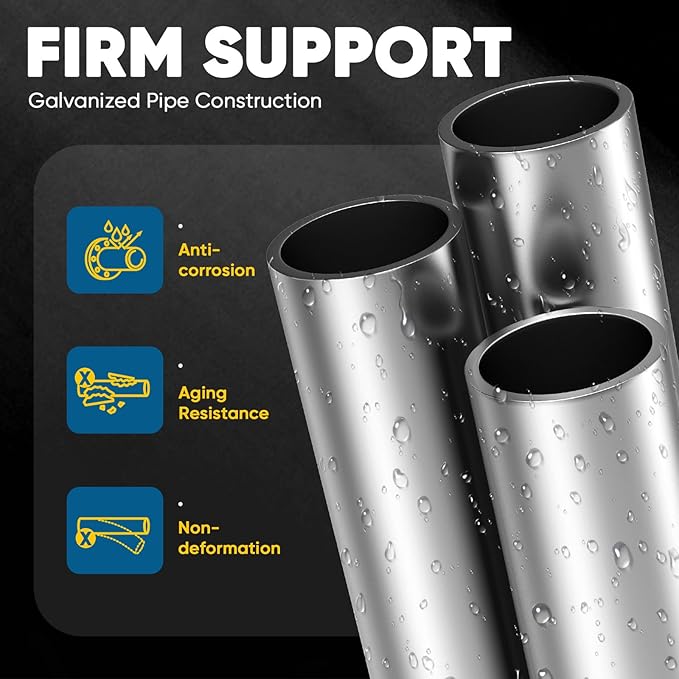 Quictent 12x20 ft Heavy Duty Carport Canopy Galvanized Car Tent Outdoor Garage Boat Shelter with Reinforced Structure with Roll-up Ventilated Windows Sidewall - Gray