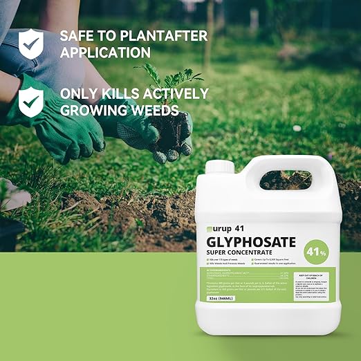 32OZ 41% Glyphosate Super Concentrate Weed & Grass Killer