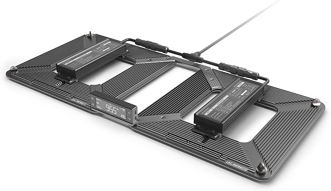 AC Infinity IONGRID T24, LED Grow Light with Samsung LM301H Diodes, Full Spectrum Deeper Penetration Halo Coverage, Digital Dimming Controller, for Veg Bloom Indoor Plants in Grow Tents Greenhouses