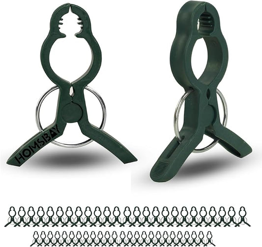 20 Pcs Plant Clips, 2 Sizes Trellis Clips In One Pack, Gentle Flower Plant Clamps For Supporting Climbing Plants, Plant Support Clips For Gardening Help Stems Vine Grow Straight Upright