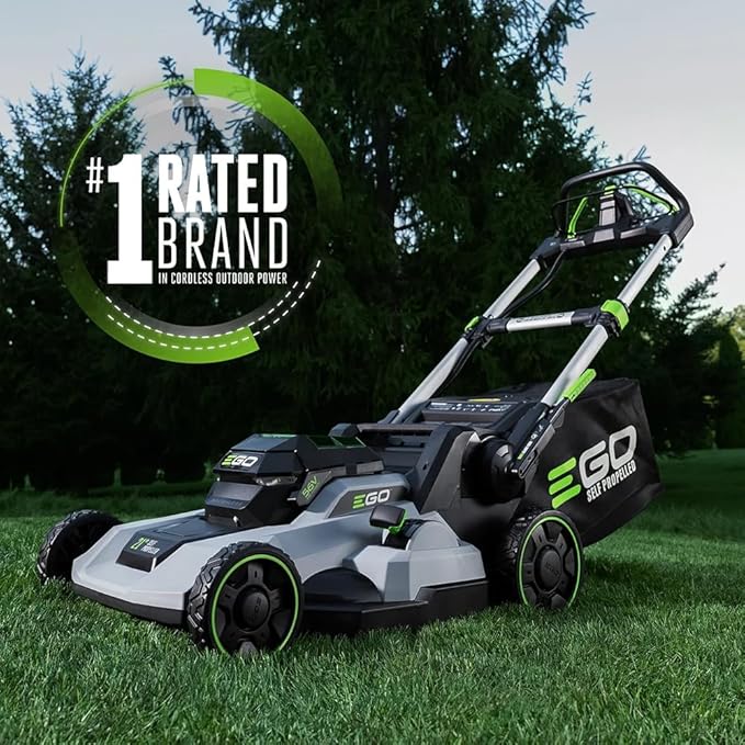 EGO POWER+ Electric Lawn Mower, Self-Propelled Cordless, Includes 56V 6.0Ah Battery And 320W Charger - LM2114SP