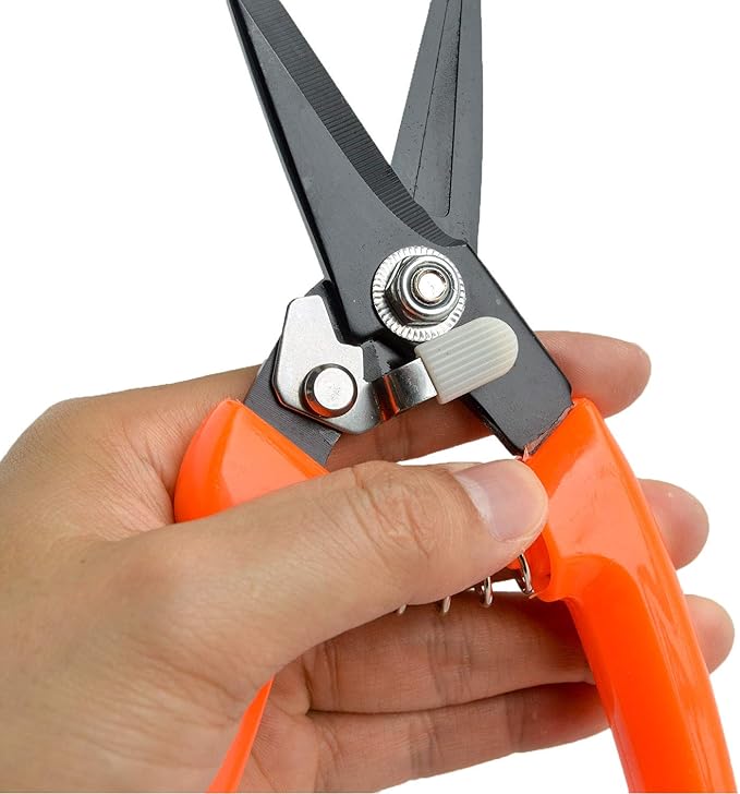 Hoof Trimming Shears for Sheep Goat Hoof Trimmers Multi-Purpose Carbon Steel Pruning Shears for Used by Farmers, Florists and Home Gardeners