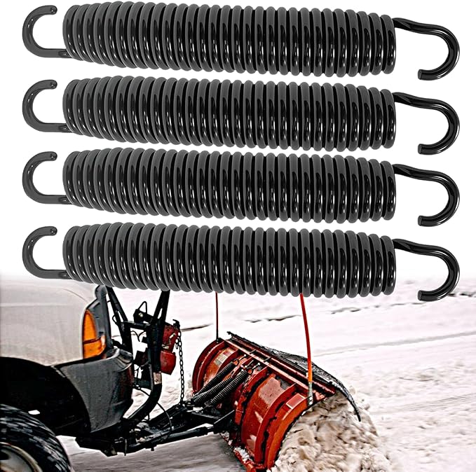 4 Packs Snow Plow Trip Springs Replacement for Western C, ST Diamond Meyer BOSS Fisher Blizzard Plow Blade OEM Replaces 1302010 M07017